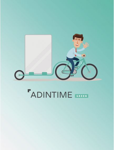Vélo publicitaire Aix en...