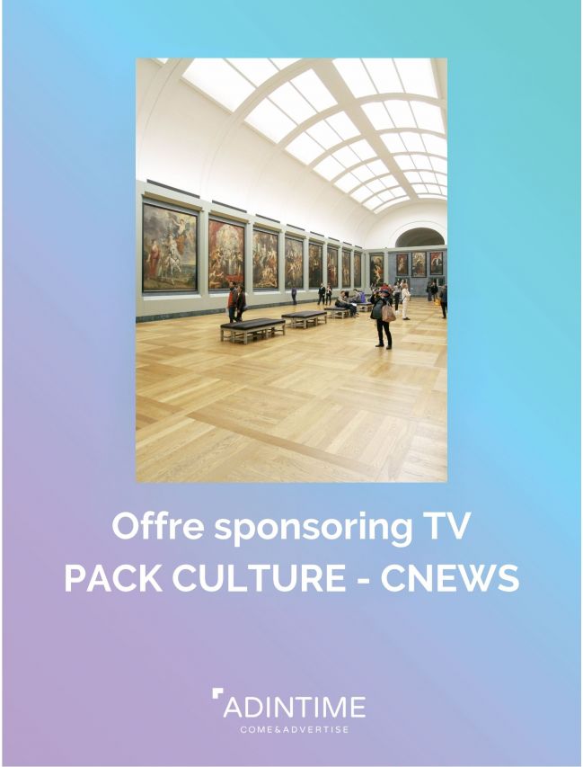 Sponsoring TV offer - PACK CULTURE