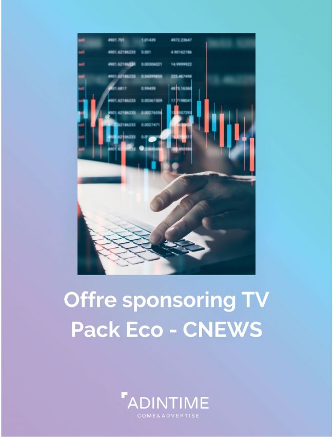Sponsoring offer - Pack Eco - CNEWS