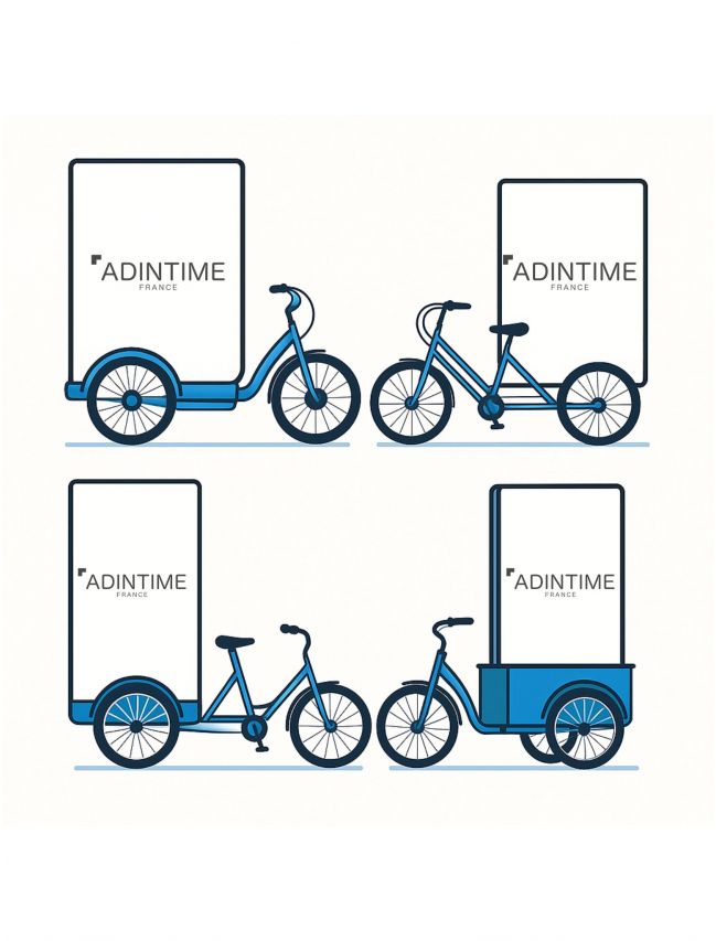 Advertising bicycles Cargo Bike and...