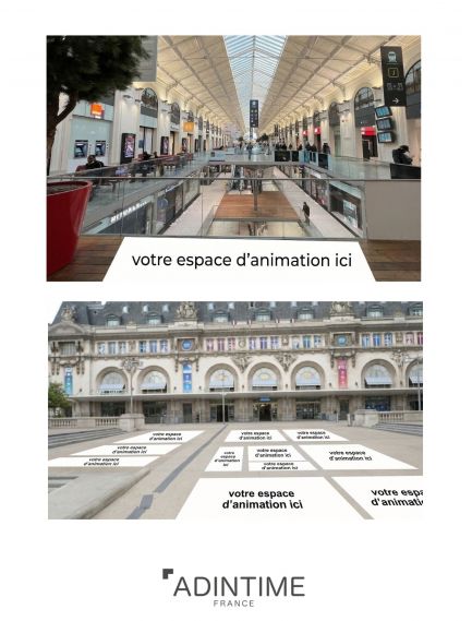 In-station brand activations