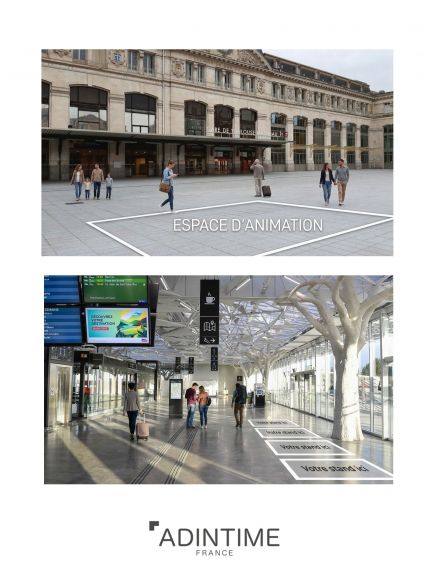 Activation marketing en gare