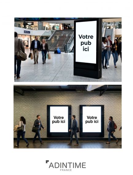 DOOH advertising screens in...