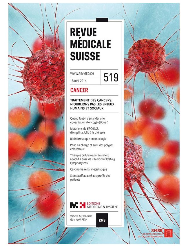 Print ads in REVUE MÉDICALE SUISSE magazine