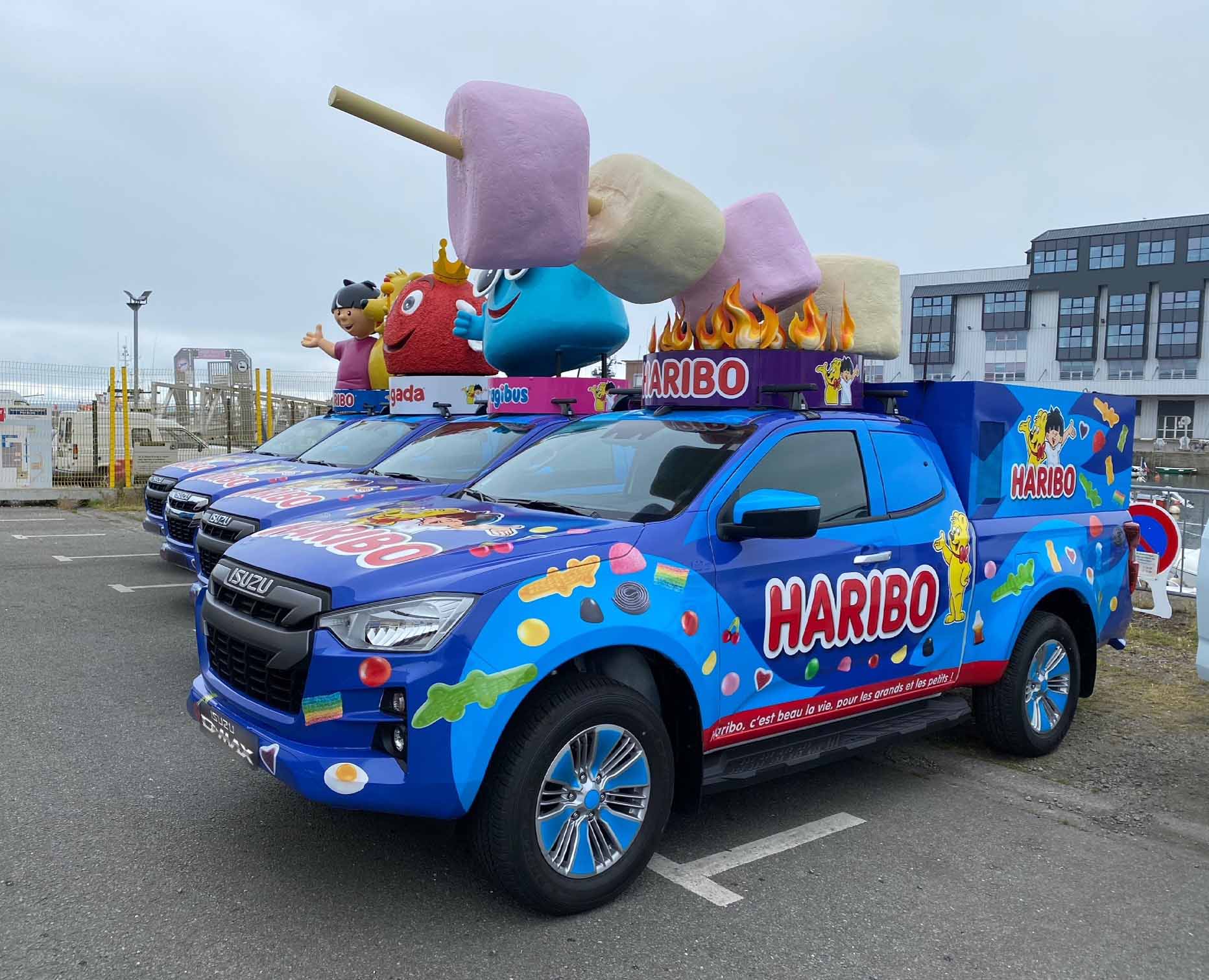 Caravane publicitaire Haribo