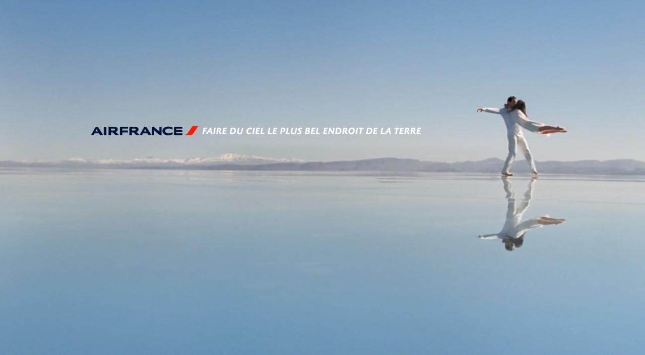 airfrance slogan faire du ciel le plus bel endroit de la terre