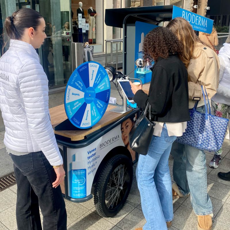 Le triporteur rend le sampling expérientiel